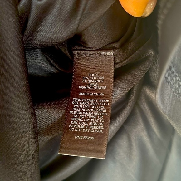 NWOT Express Black Mini Skirt Metallic Gray & Silver Tone Sequins Cotton Stretch - Picture 9 of 12